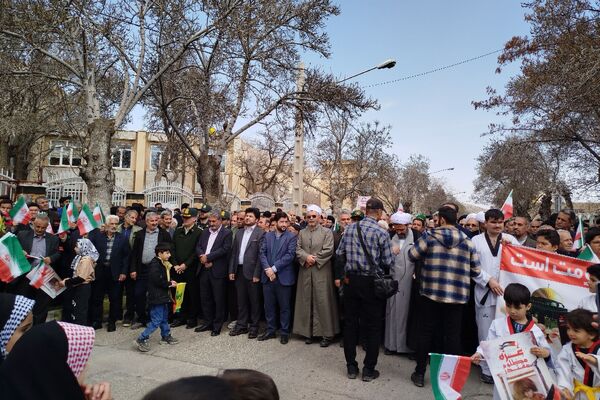 حضور پرشور مردم شهرستان بیجار در راهپیمایی روز جهانی قدس