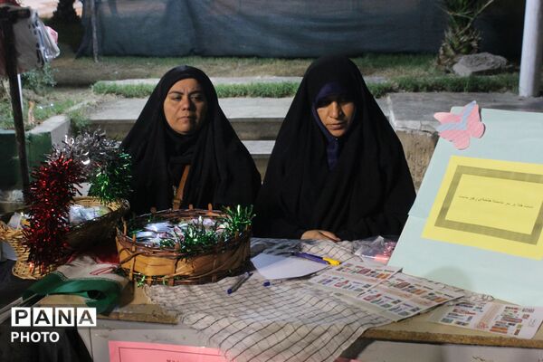 حضور چشمگیر دانش آموزان و فرهنگیان در موکب شهدای دانش آموز ورامین