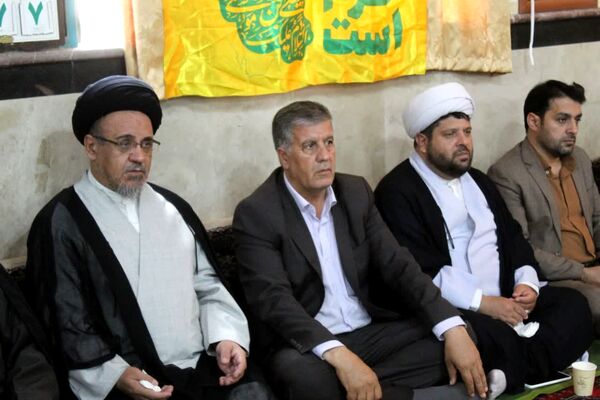ادای احترام به حماسه‌سازان مقاومت؛ مراسم چهلم شهدای جنگ ۱۲ روزه در ملکان
