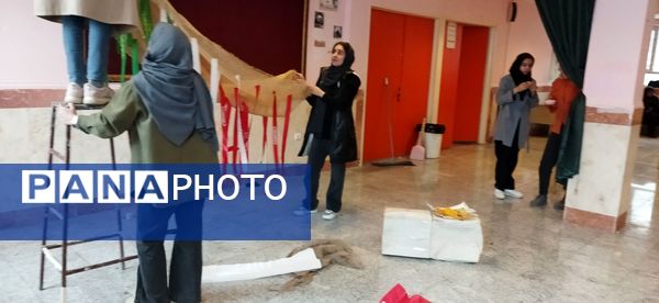 تعهد و تلاش دانش‌آموزان مدرسه انقلاب کوهدشت در فعالیت‌های مدرسه