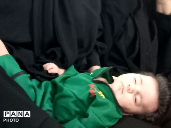 همراهی هیات زینب کبری(س) با کاروان نمادین اسرای کربلا