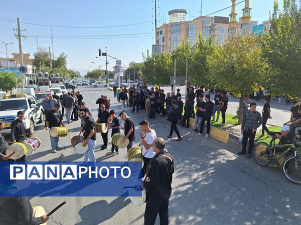 پیاده‌روی جاماندگان اربعین حسینی در مرودشت 