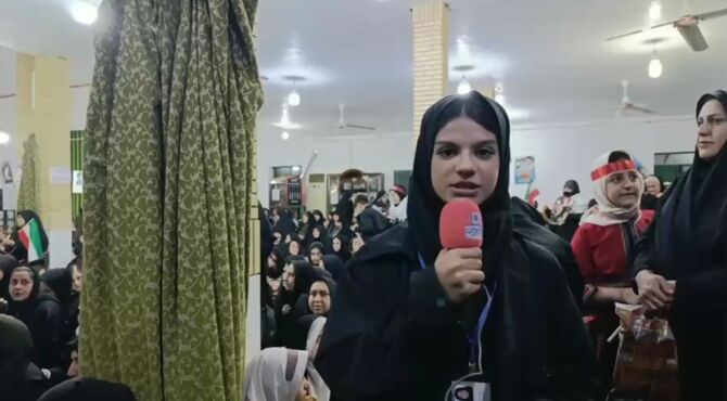 اجتماع بزرگ فرهنگیان و دانش آموزان شهرستان رامیان