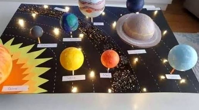 برپایی نمایشگاه هنری و آثار خلاق کودکان مدرسه حجت ابن الحسن ناحیه 2 کرج