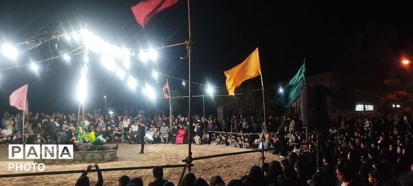 تعزیه خوانی برای حضرت علی اکبر (ع) در روستای رزق آباد 