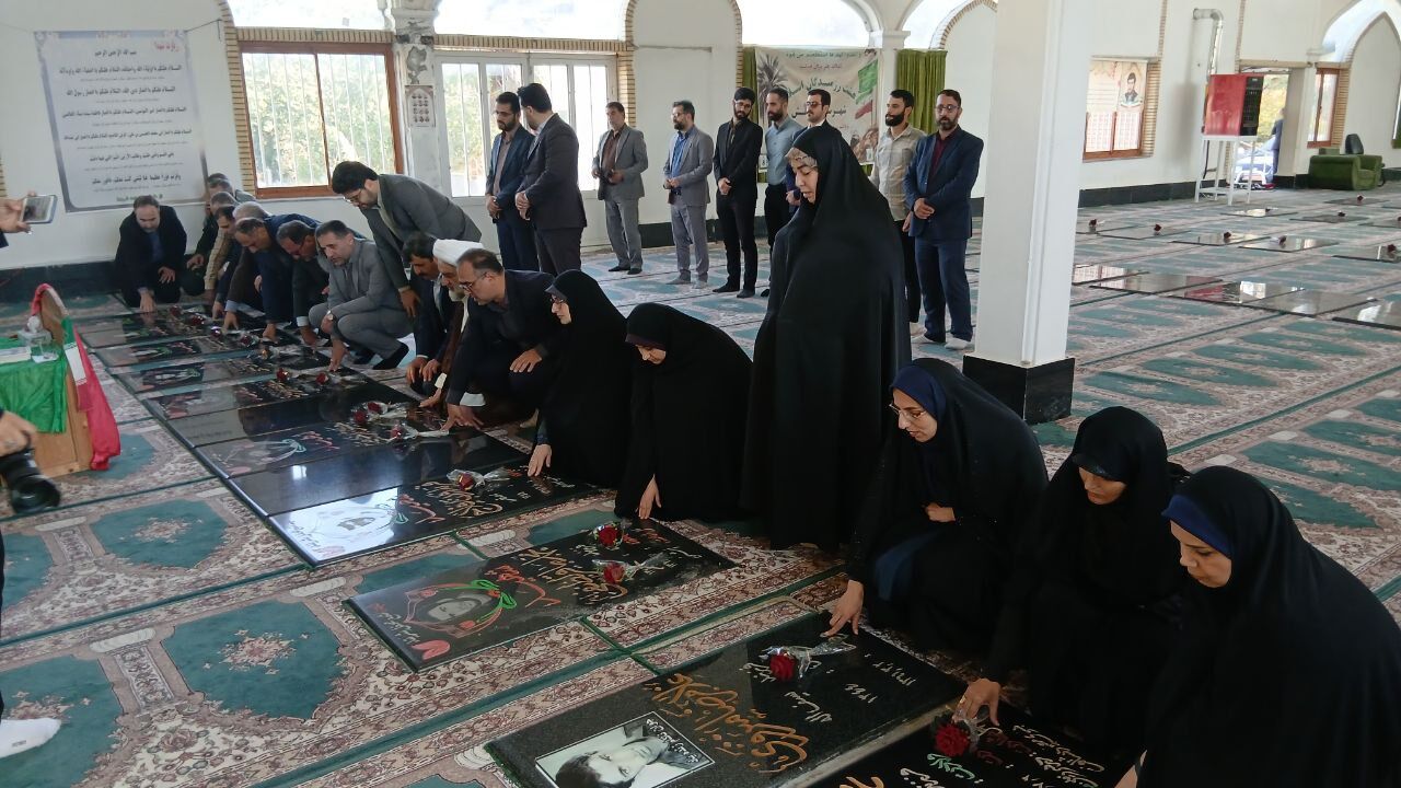 عهدی دوباره با شهیدان در گلزار شهدای املش