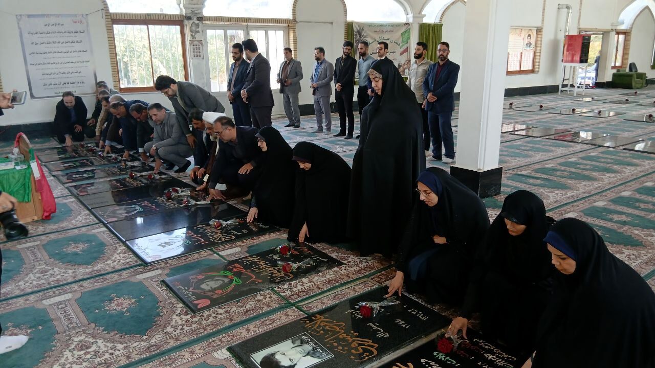 عهدی دوباره با شهیدان در گلزار شهدای املش