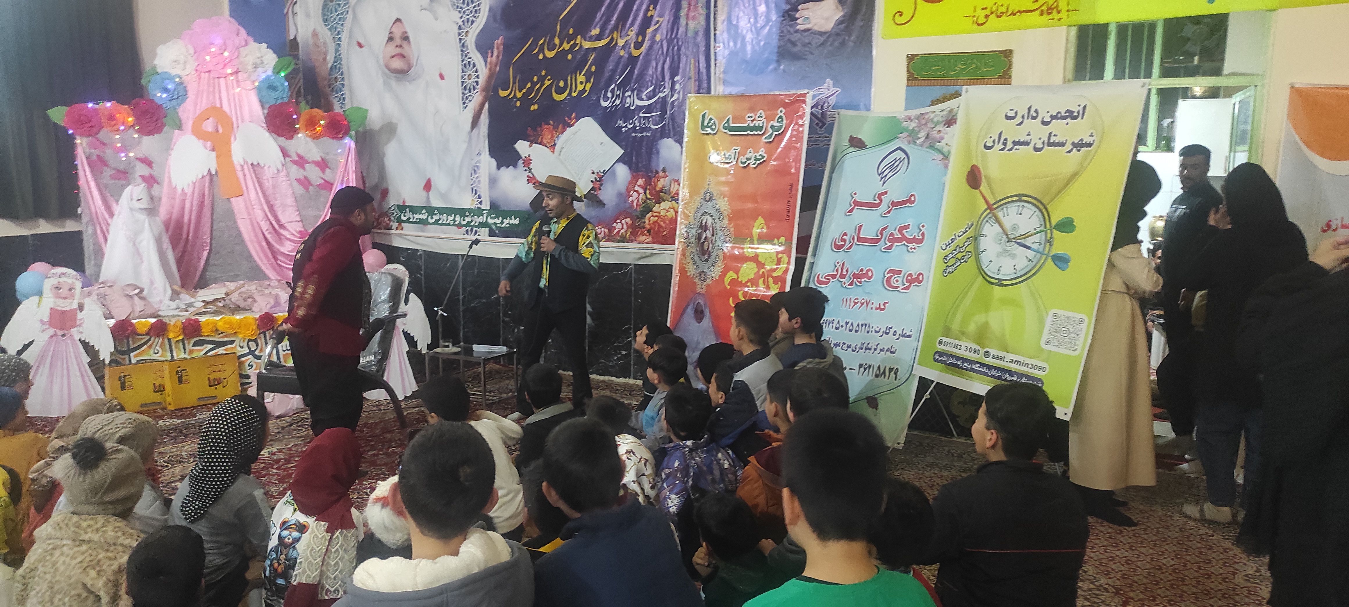 جشن میلاد امام زمان (عج) و جشن تکلیف دختران در مسجد سجادیه شهر خانلق