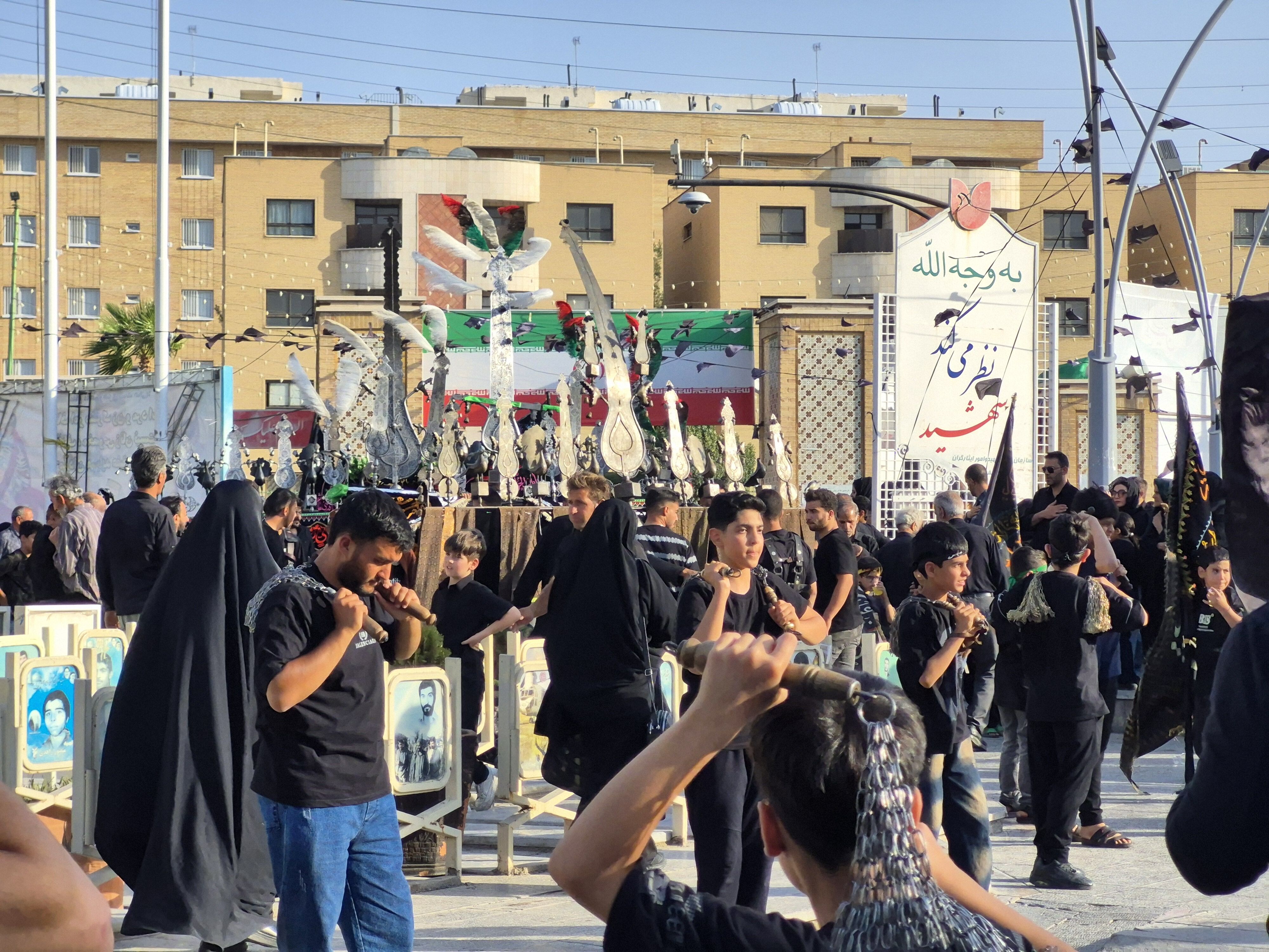 گلستان شهدا میزبان کاروان تاسوعای حسینی شد
