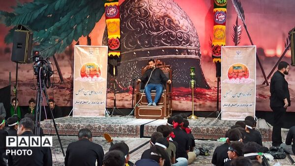  سوگواره عاشورایی «احلی من العسل به یاد حضرت قاسم (ع)‌ در دبیرستان صدیقه کبری