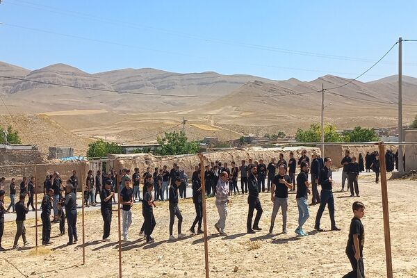 مراسم سوگواری سالار شهیدان حضرت اباعبدالله الحسین (ع) در روستای گزکوه 