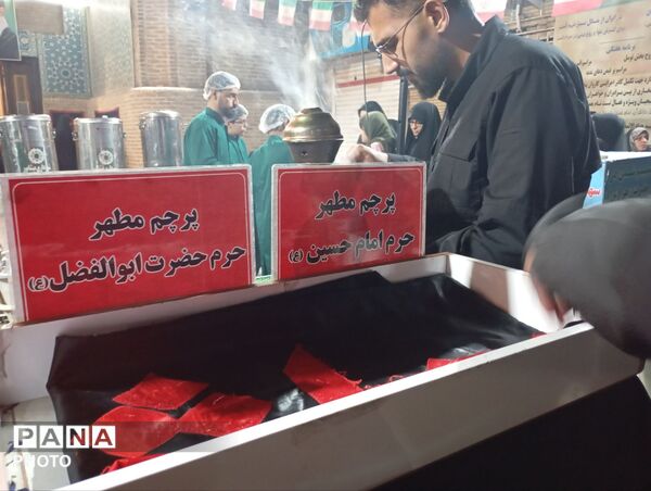 چایخانه حضرت زهرا(س) در شب پنجم محرم در نیشابور