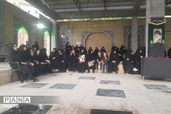 آتش عشق به امام حسین در روستای آتشان شهرستان فیروزکوه