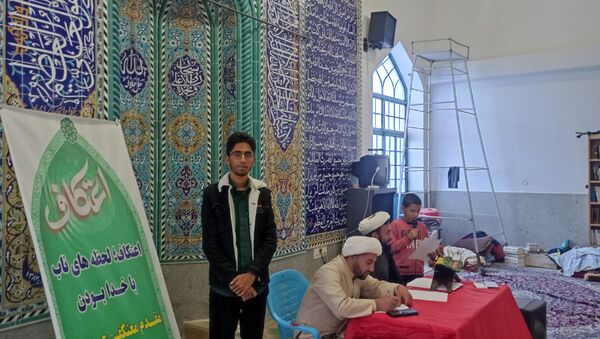 برگزاری مراسم معنوی اعتکاف در شهر پاتاوه 