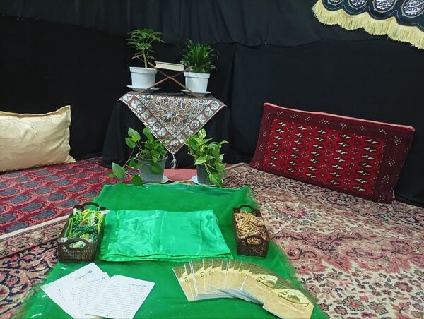  قرائت زیارت آل یاسین و دعای باران و استغاثه به امام زمان در فدافن