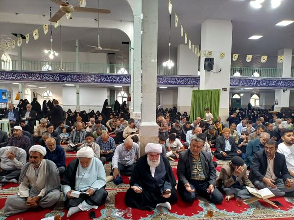 مراسم دعای عرفه در شهر درق