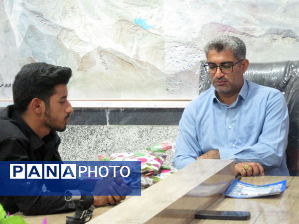 تجلیل از دانش‌آموزان خبرنگار پانای شهرستان بشاگرد 