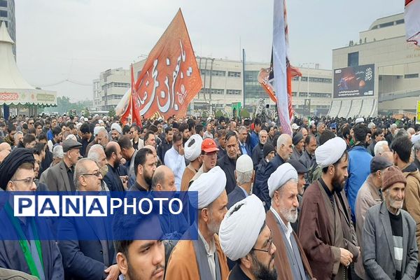 تشیع پیکر شهید مجید شخصی در مشهد