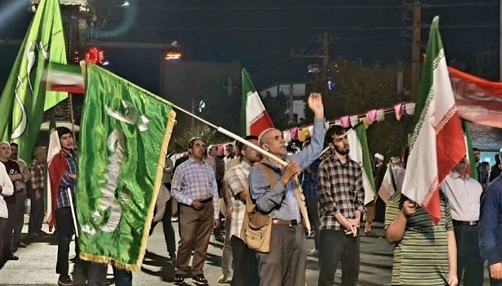 صدونودمین تجمع همبستگی و ایستادگی مردم کرج 
