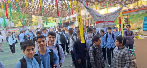 بازگشایی مدرسه شهید مطهری با لبخند مهر 
