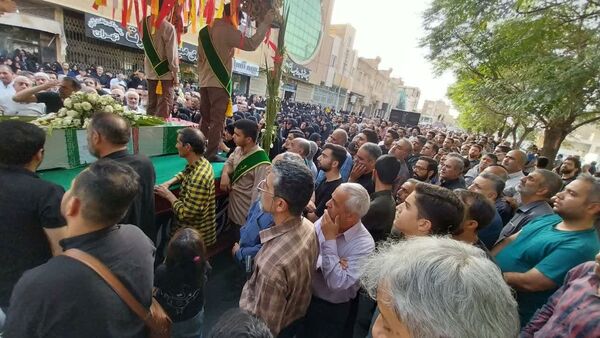 تشییع باشکوه پیکر شهید مبارزه با اسرائیل جنایتکار