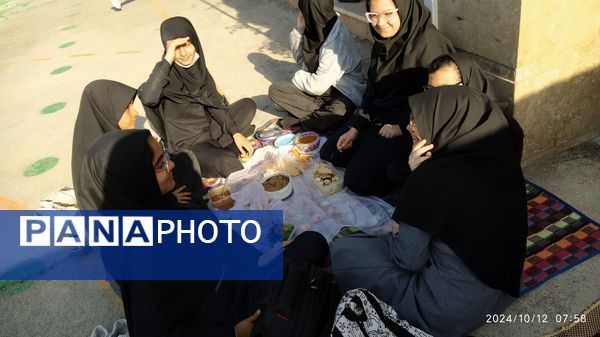 اردوی درون مدرسه‌ای با چاشنی صبحانه سالم در ناحیه ۶