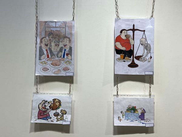 نمایشگاه پرسش مهر مدرسه قدسیه تبریز 