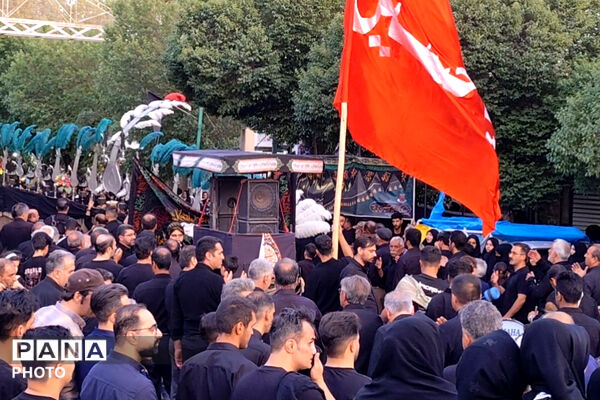 سوگ و ارادت عزاداران حسینی در شهر صغاد