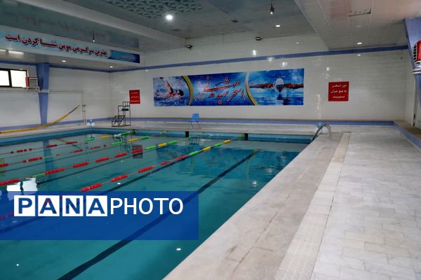 آیین بازگشایی استخر شهید مدنی ناحیه ۵ تبریز