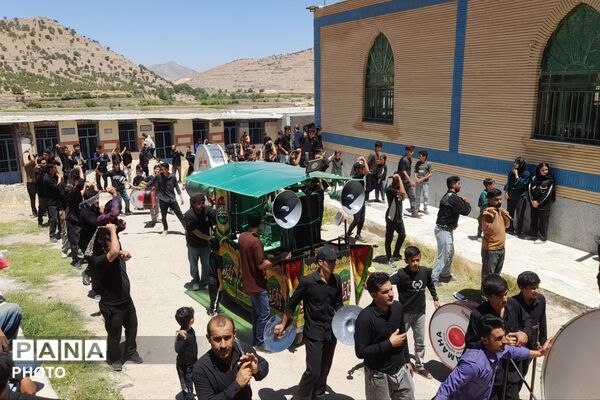 طنین «یا حسین» در آستان امامزاده قنبر عبدال