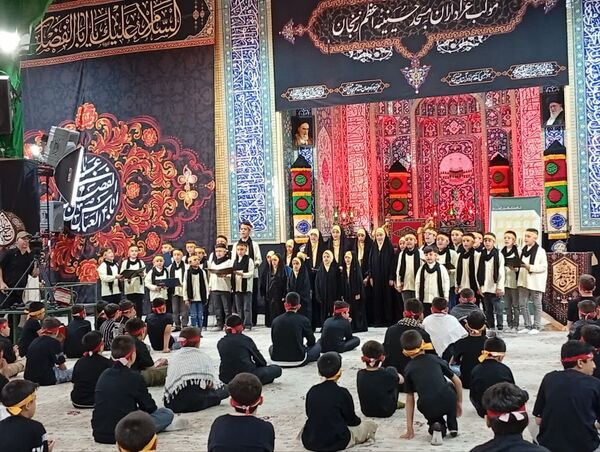 سوگواره «احلی من العسل» در حسینیه اعظم زنجان 