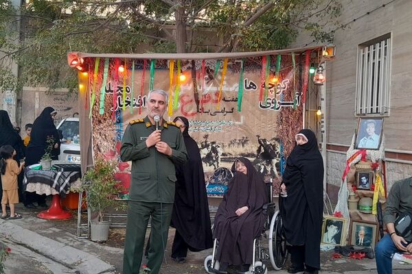 پویش «افتخار محله» و مراسم وداع با شهید گمنام در ورامین