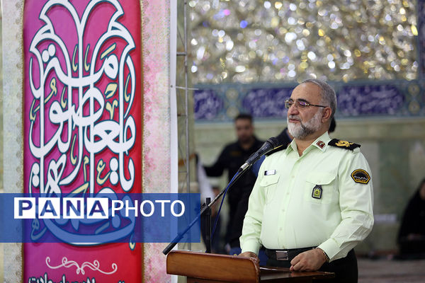 جشن ویژه دختران پلیس در حرم حضرت معصومه(س)