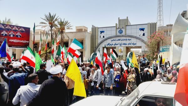 راهپیمایی خشم و نصر در بندرعباس
