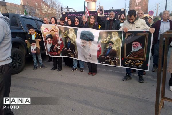 حضور مردم پردیس برای خنثی کردن حرکات  احتمالی مزدوران صهیونی