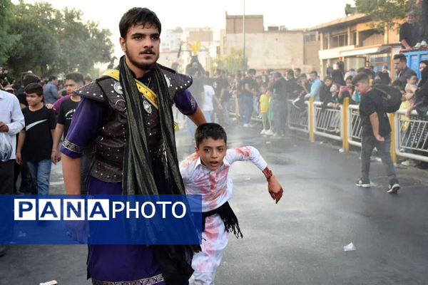 کاروان نمادین اسرای کربلا در قم - 2