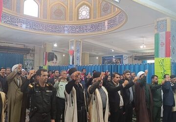 شعار مرگ بر اسرائیل بر زبان مردم کوهرنگ جاری شد