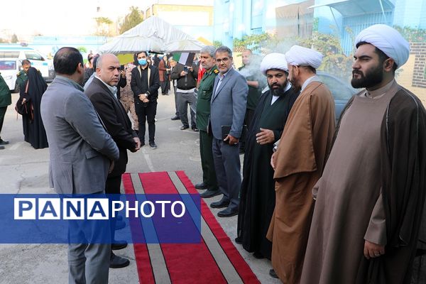 اعزام دانش‌آموزان منطقه کهریزک به اردوی راهیان نور