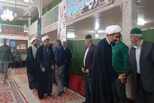 میز خدمت در مسجد جامع شهر بار نیشابور