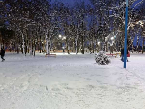 لباس زیبای برفی بر تَن اهر