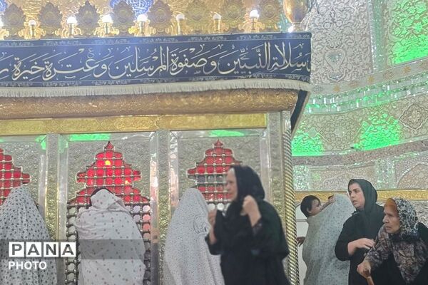 وقتی عطر بهشت در صحن شاهزاده محمد (ع) پیچید