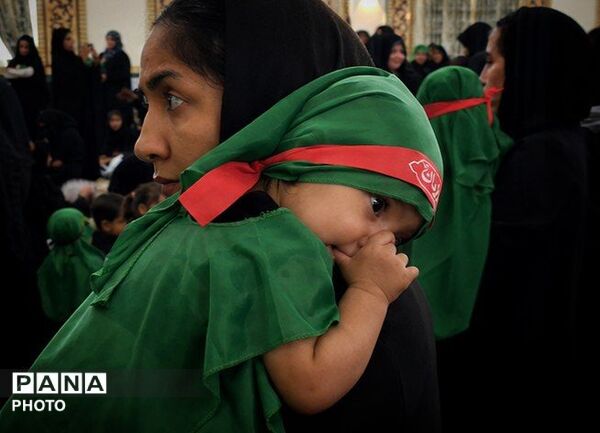 آیین معنوی شیرخوارگان حسینی در سالن اجتماعات زیارتگاه شهید مدرس 