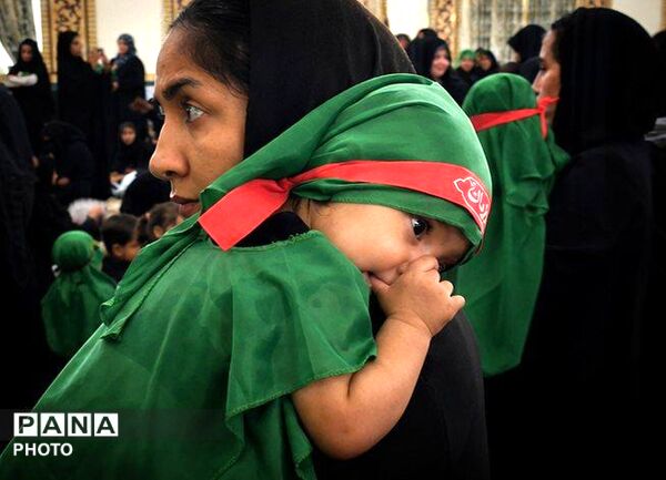 آیین معنوی شیرخوارگان حسینی در سالن اجتماعات زیارتگاه شهید مدرس 