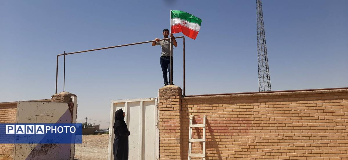 آماده‌سازی مدرسه شهید معتمدی روستای گزکوه برای بازگشایی مدارس