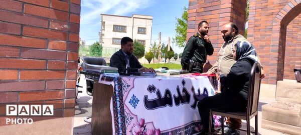 راه‌اندازی میز خدمت نیروی انتظامی شهرستان ساوجبلاغ