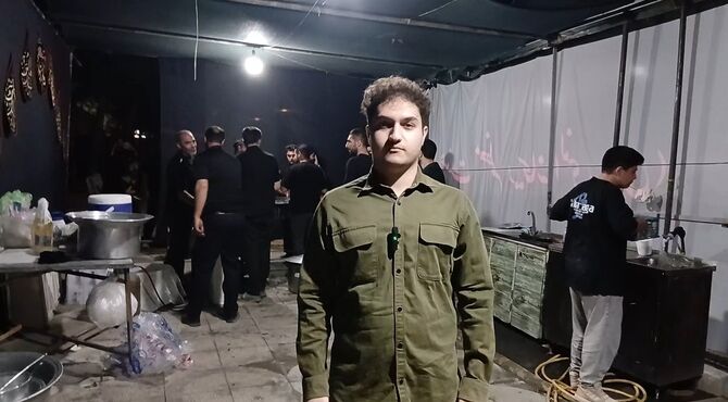 عزاداری مردم روستای هیو ساوجبلاغ در عاشورای حسینی