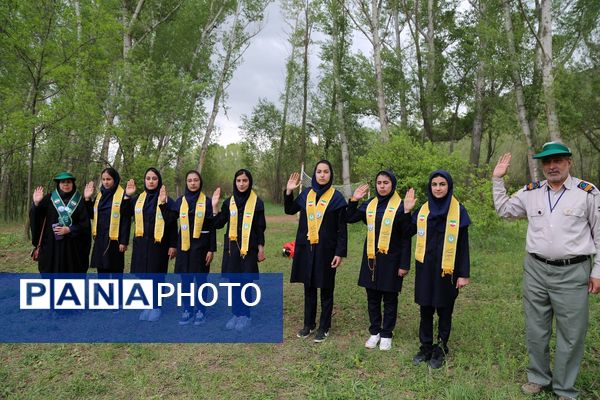 پیش اردوی ملی پیشتازان ویژه دختران در استان اردبیل