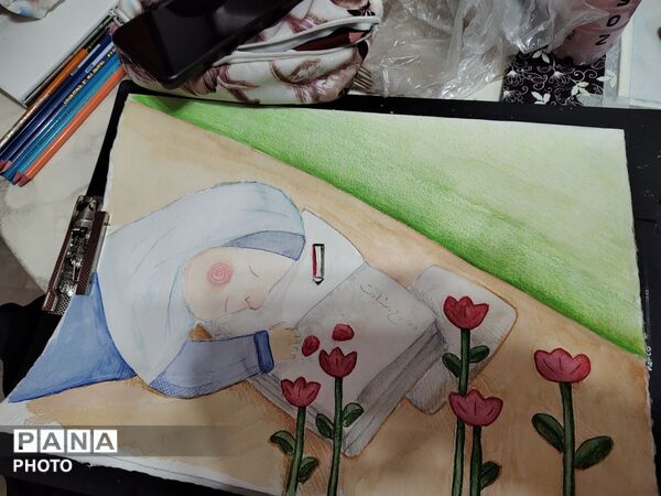 ورکشاپ هنری" نقش آفرین باش" کانون فرهنگی تربیتی ۱۵ خرداد ناحیه سه مشهد