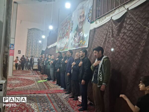 مراسم چهلم رهبر شهید و کودکان میناب