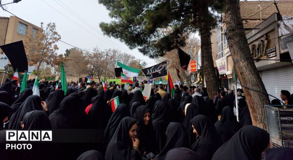 راهپیمایی باشکوه مردم باخرز در روز جهانی قدس، فریاد خونخواهی و آزادی در آخرین جمعه ماه رمضان